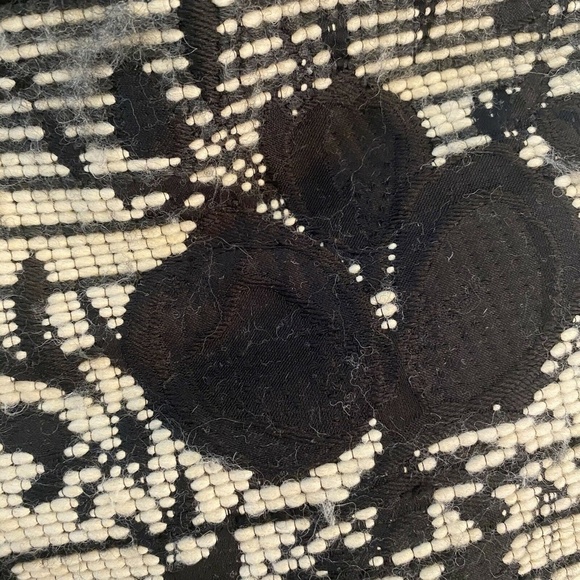 Anna Sui Black & White embroidered & tweed Skirt - Picture 5 of 5